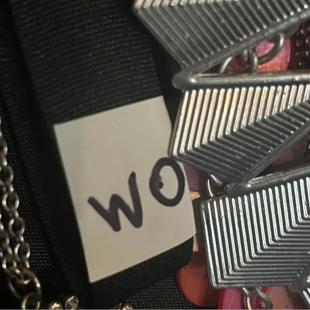 Geometric Silver Necklace